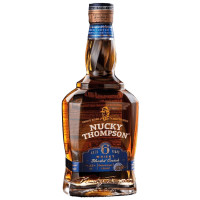 Виски Nucky Thompson Blended Scotch Whisky купажированный 6 лет 40%, 700мл + бокал