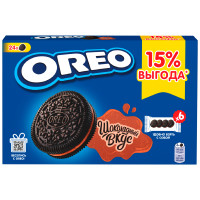 Печенье Oreo с какао и начинкой шоколад, 228г