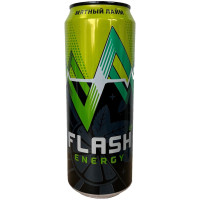 Напиток Flash Up энергия мятный лайм безалкогольный тонизирующий, 450мл