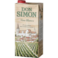 Вино Don Simon белое сухое 11%, 1л