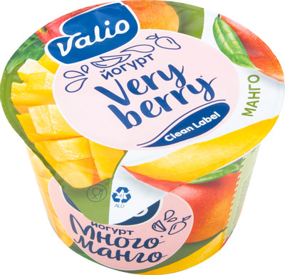 Йогурт Valio манго 2.6%, 180г