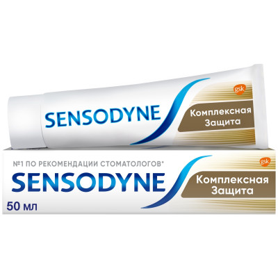 Зубная паста Sensodyne комплексная защита, 50мл