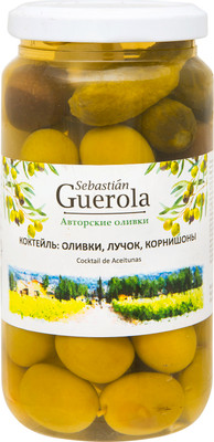 Коктейль Sebastian Guerola оливки-лук-корнишоны, 370г