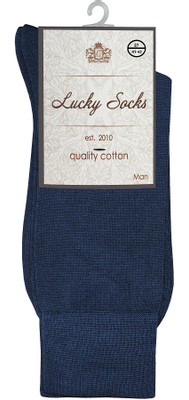 Носки мужские Lucky Socks синие р.27 HMБ-0069