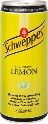 Напиток безалкогольный Schweppes Лемон газированный, 330мл