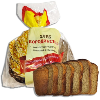 Хлеб Калужский ХК Бородинский нарезанный, 300г