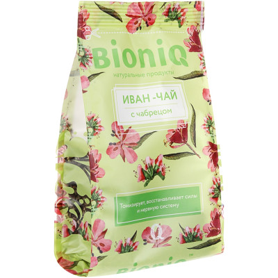 Чай BioniQ Иван-чай с чабрецом листовой, 35г