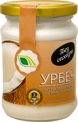 Паста Урбеч биопродукты из мякоти кокоса натуральная, 280г