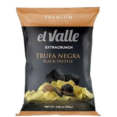Чипсы EL VALLE картофельные со вкусом черного трюфеля, 100г