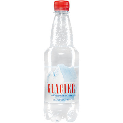 Вода Glacier питьевая очищенная негазированная, 500мл