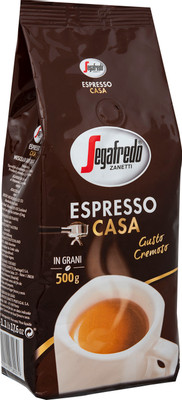 Кофе Segafredo Espresso Casa натуральный жареный в зёрнах, 500г