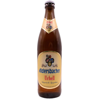 Пиво Aldersbacher Urhell светлое фильтрованное 5.1%, 500мл