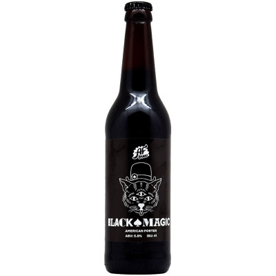 Пиво AF Brew Блэк Мэджик тёмное нефильтрованное 5.8%, 330мл