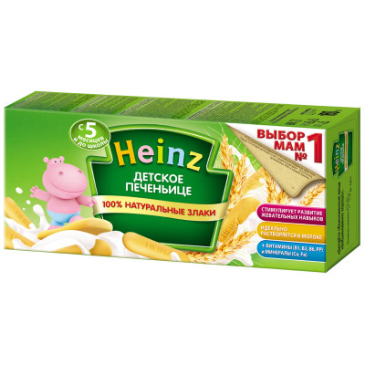 Печенье детское Heinz с 5 месяцев, 160г