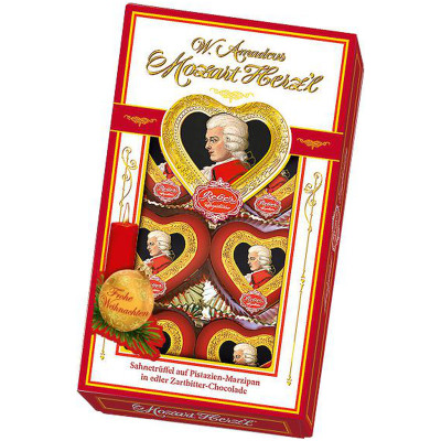 Конфеты шоколадные Reber Mozart Herzl, 80г