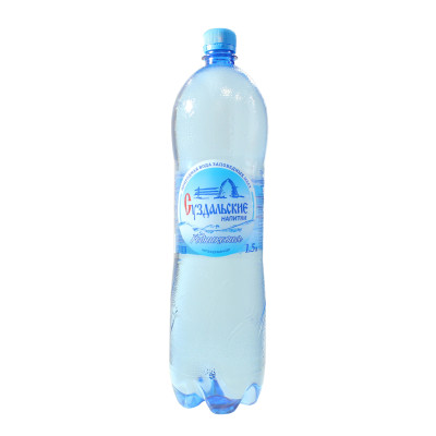Вода Суздальские Напитки Прозрачная минеральная негазированная, 1.5л