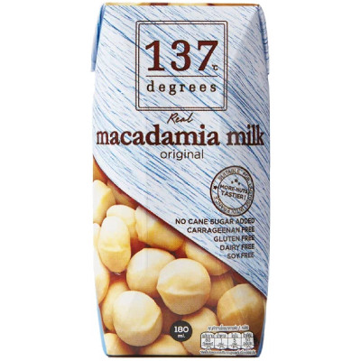 Напиток растительный 137 Degrees на основе орехов макадамия, 180мл