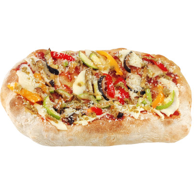 Пицца Римская с печеными овощами и соусом песто, 400г