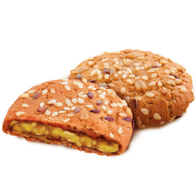 Печенье Мультизлаковое овсяное с начинкой Яблоко и корица