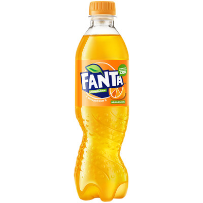 Напиток безалкогольный Fanta Апельсин сильногазированный, 500мл