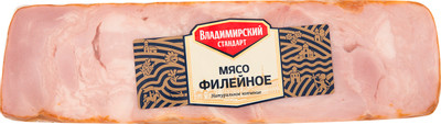 Мясо свиное Владимирский стандарт Филейное варёно-копчёное категория В, 350г