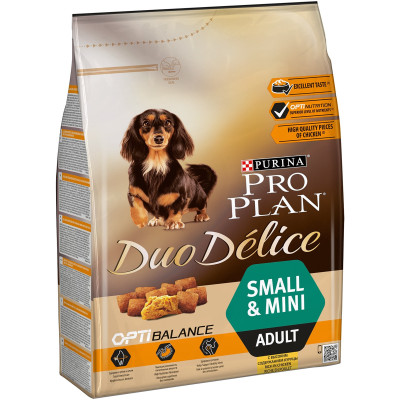 Сухой корм Pro Plan Duo Delice курица для взрослых собак мелких пород, 2.5кг