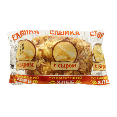 Слойка Сормовский Хлеб воздушная с сыром, 80г