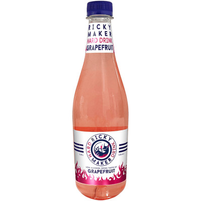 Коктейль Ricky Maker Taste of Grapefruit слабоалкогольный газированный 7.2%, 450мл