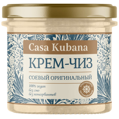 Крем-чиз Casa Kubana Оригинальный соевый, 90г
