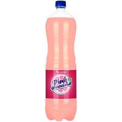 Напиток безалкогольный Волжанка Pink Grapefruit газированный, 1.5л