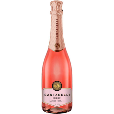 Напиток Santanelli Rose слабоалкогольный газированный         7.5%, 750мл