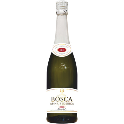 Плодовый алкогольный напиток Bosca Anna Federica Limited газированный белый полусладкий 7.5% 750мл