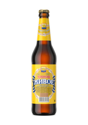 Пиво Челябинское Живое светлое 4%, 470мл
