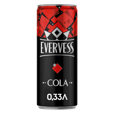Напиток газированный Evervess Кола, 330мл