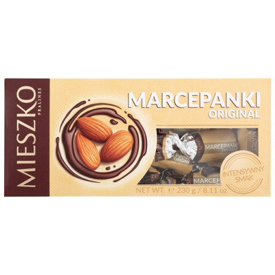 Конфеты Mieszko Марципан шоколадные с начинкой, 230г