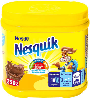 Какао-напиток Nesquik Opti-Start, 250г