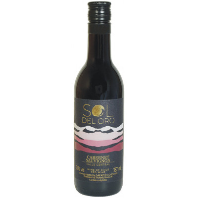 Вино Sol Del Oro Каберне Совиньон красное сухое 13%, 187мл