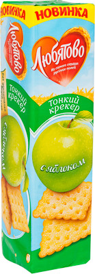 Крекер Любятово с яблоком, 155г