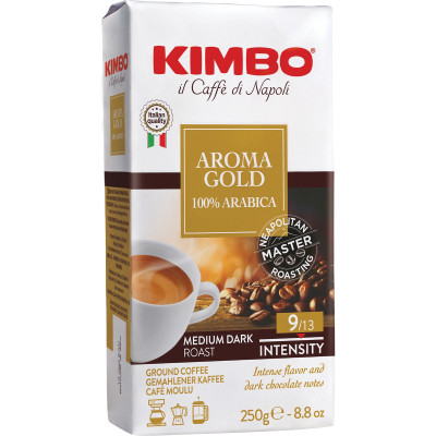 Кофе Kimbo Aroma Gold молотый, 250г