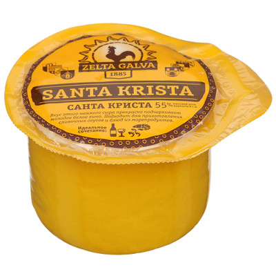 Сыр полутвёрдый Zelta Galva Santa Krista 52%, 260г