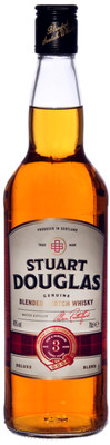 Виски Stuart Douglas 3-летний шотландский купажированный 40%, 700мл