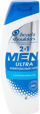 Шампунь-бальзам-ополаскиватель Head&Shoulders Men Ultra Комплексный уход против перхоти 2в1, 400мл