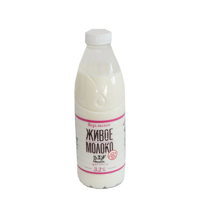 Молоко Козельский МЗ пастеризованное 3.2%, 930мл