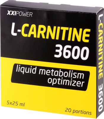 L-Carnitine 3600 XXI Power жиросжигающий, 5x25мл
