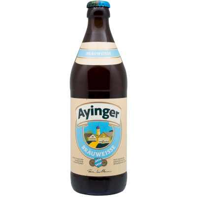 Пиво Ayinger Bräuweisse светлое нефильтрованное, 500мл