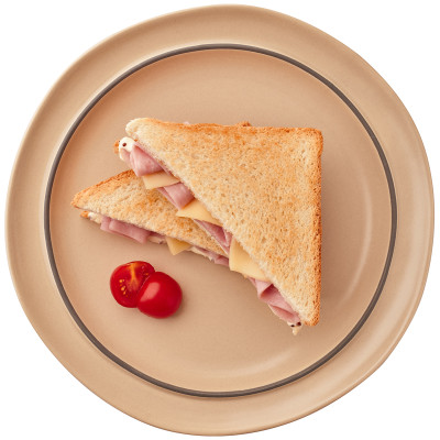 Клаб-сэндвич двойной с ветчиной и сыром Шеф Перекрёсток, 180г