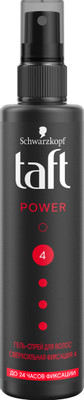 Гель-спрей для волос Taft Power сверхсильная фиксация, 150мл