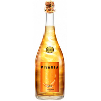 Винный напиток газированный Vivanza Gold сладкий 8%, 750мл
