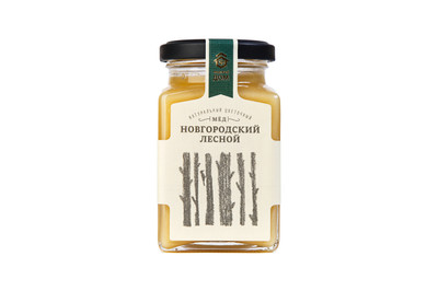 Мёд Медовый дом Новгородский лесной натуральный цветочный, 320г