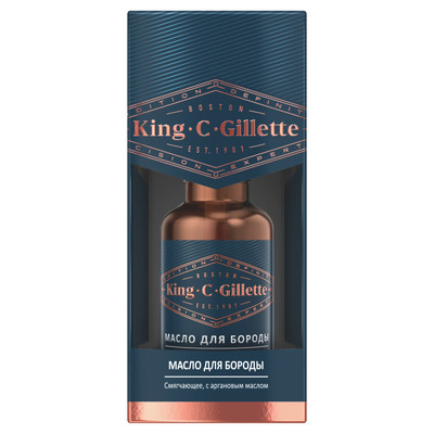Масло King C. Gillette для бороды, 30мл